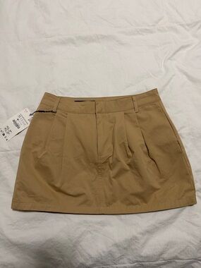 Zara Tan Mini Skirt